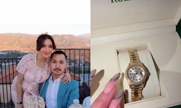 Hari Valentine Glamor: Angel Karamoy Pamer Kado Rolex