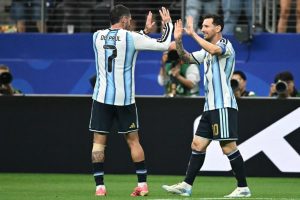 Raja Lapangan! Messi Pecahkan Rekor Saat Argentina Vs Mesir