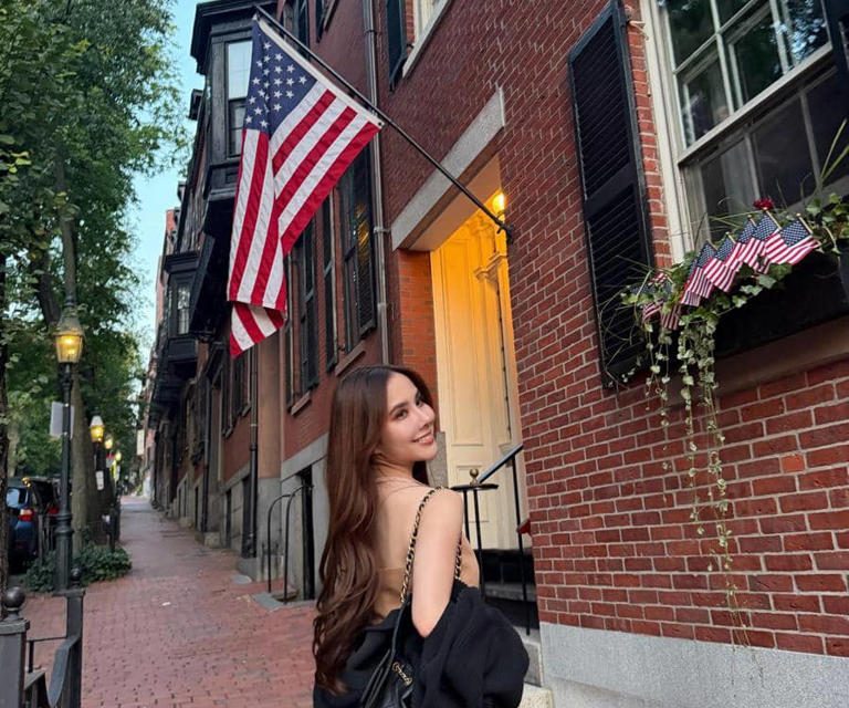 Potret Agatha Chelsea Liburan Di Boston, Cantik Dan Stylish