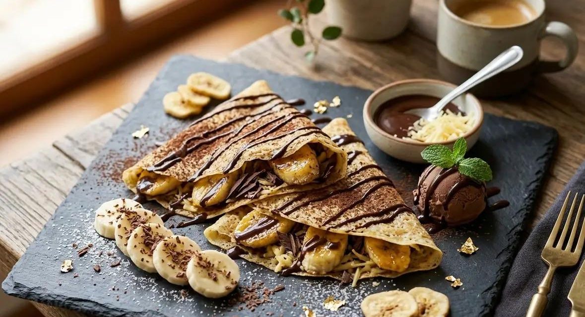 Bukan Camilan Biasa! Crepes Renyah Dengan Topping Melimpah